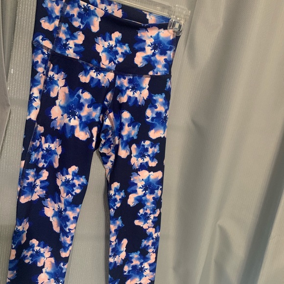 Floral print cropped leggings - Picture 1 of 3